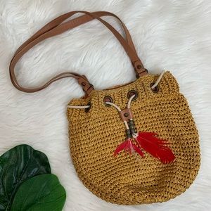 H&M Oval Boho Knitted Shoulder Bag